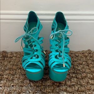 Privileged Chandlar Lace Up Wedge